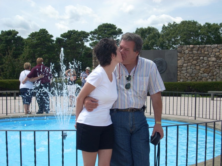 Catherine took this photo of us in Hyannis, MA, in 2007; it's one of my favorites.