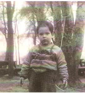 Basil as a child. Even today I have to work to keep him from wandering off!