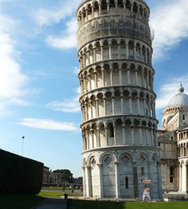 Wonder what effect this had on the tower's lean. ...