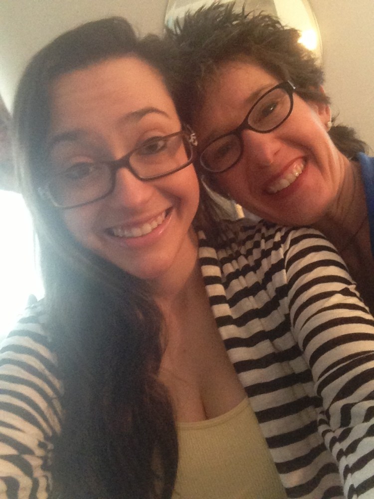 Catherine and me. She's my pride and joy ... and occasionally acknowledges me in public.