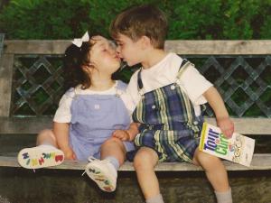 Catherine, 3; and Nicky, 4. 