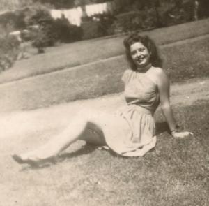 My mother-in-law, Dena. I don't know what year this was taken, but I always get a kick out of it.