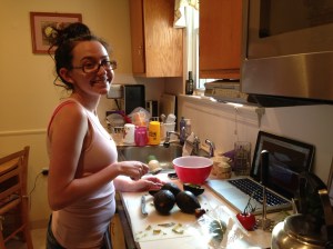 Time to make the guacamole.