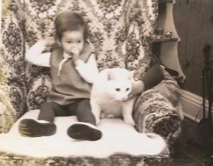 Me and Squeaky, not sure what year; going to guess 1967.