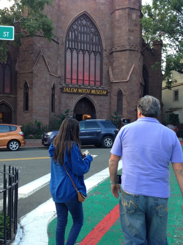 Catherine and Basil headed to the Witch Museum.