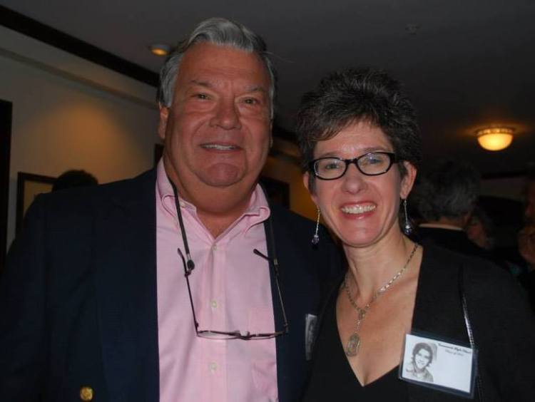 From Basil's 40th high school reunion last month. (I definitely need to retire the all-purpose black dress!)