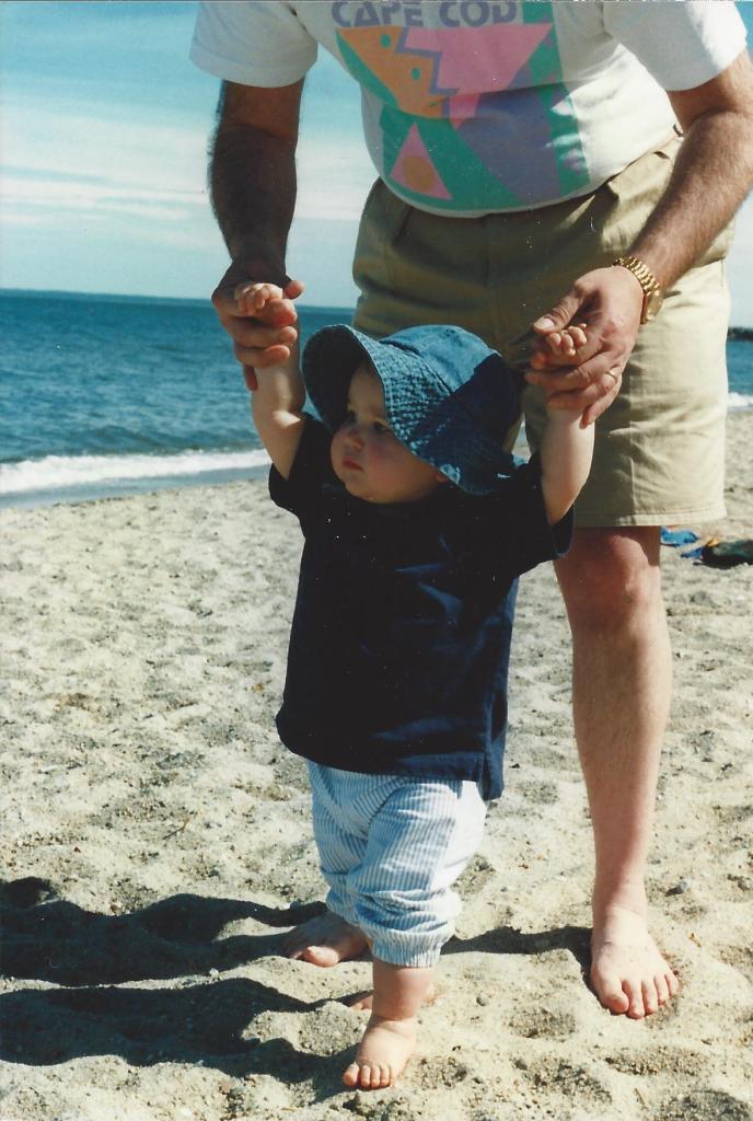 A step ahead ... at Tod's Point.