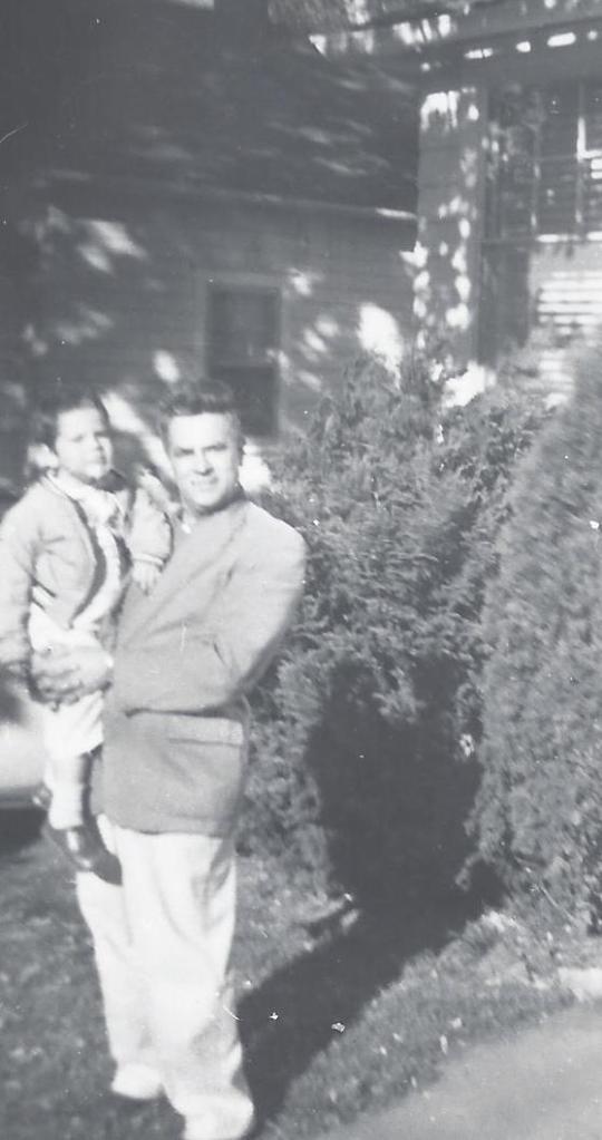 Basil with his Dad, Nick.