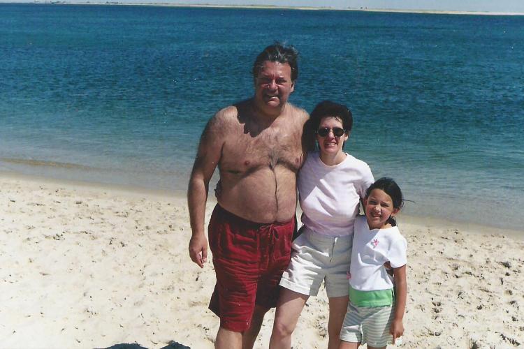 Basil, me and Catherine.