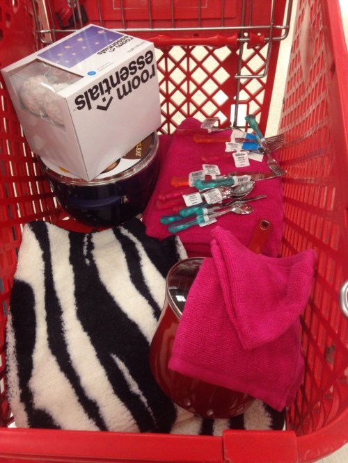 Fun dorm gear from Target. 