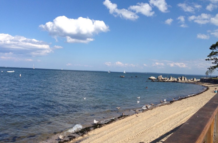 Just off the boardwalk.