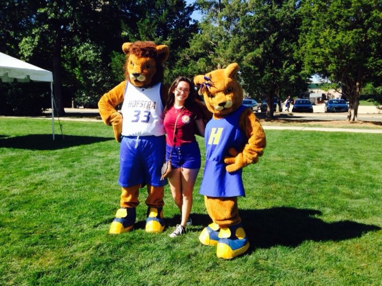 Full of "pride," kicking off freshman year at Hofstra U. 
