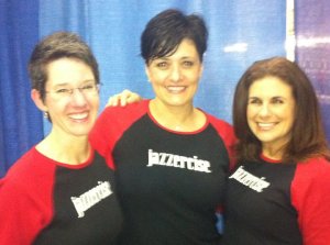 Me, Pina and Kristen at the Big East halftime demo in 2011.  