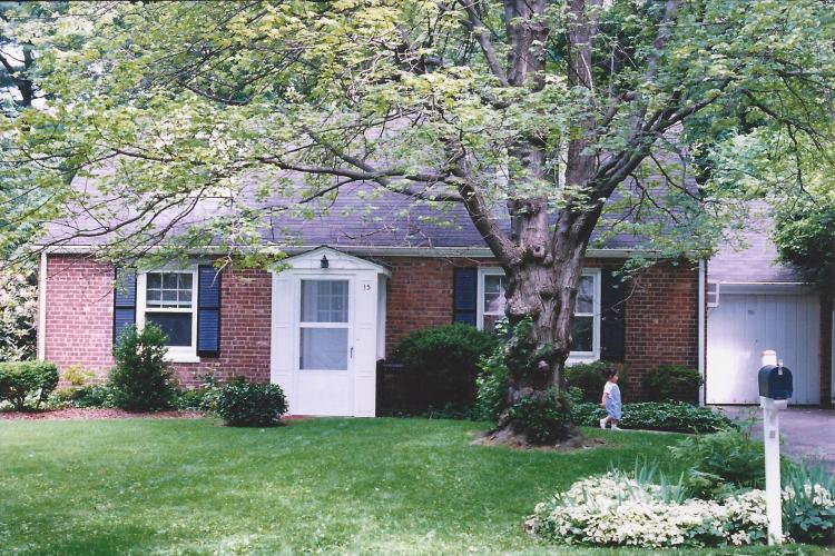 Catherine, age 3, checking out what would be her new home.