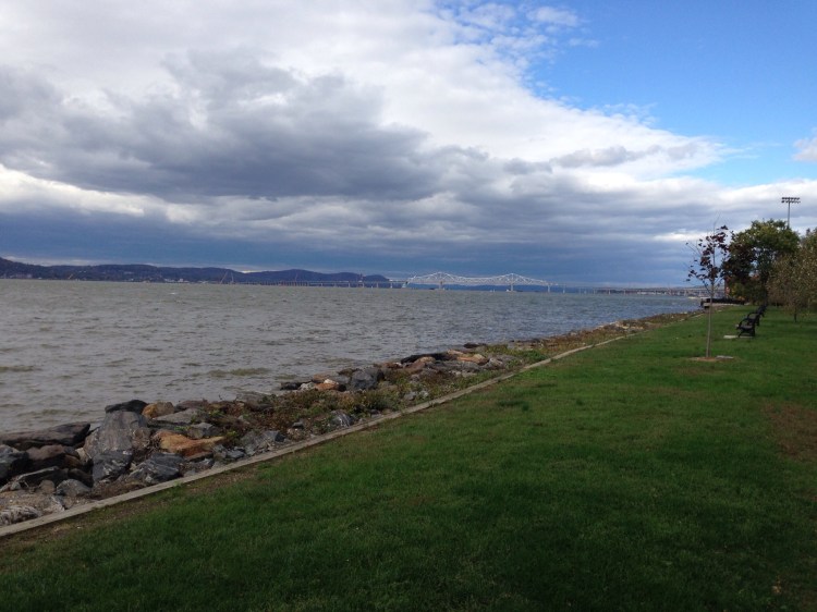 Tappan Zee Bridge from Irvington (NY) Waterfront Park.