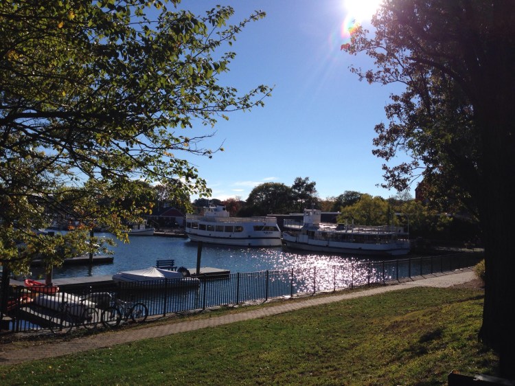 October Sunday at the Arch Street dock, Greenwich, CT.