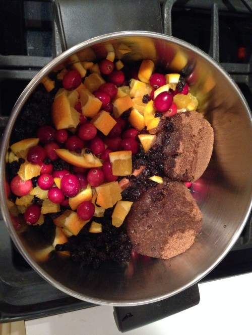 The ingredients ready for some heat.