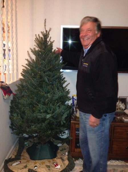 Finally it was wiggled into that one small face where it will fit in the house.