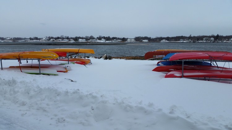 Photo by Basil N. Vanech Outside the Old Greenwich Yacht Club.