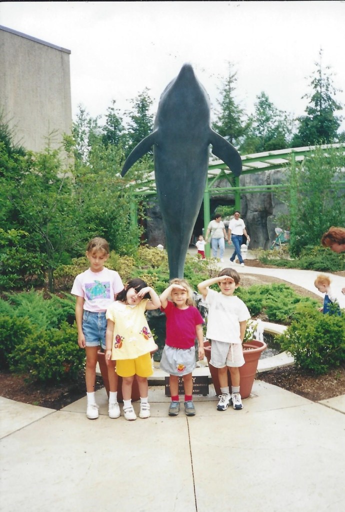 Kathryn, Catherine, Laura and Dominic.