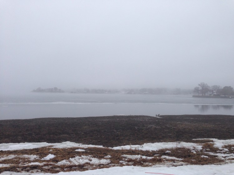 Tod's Point, Old Greenwich, in the fog.