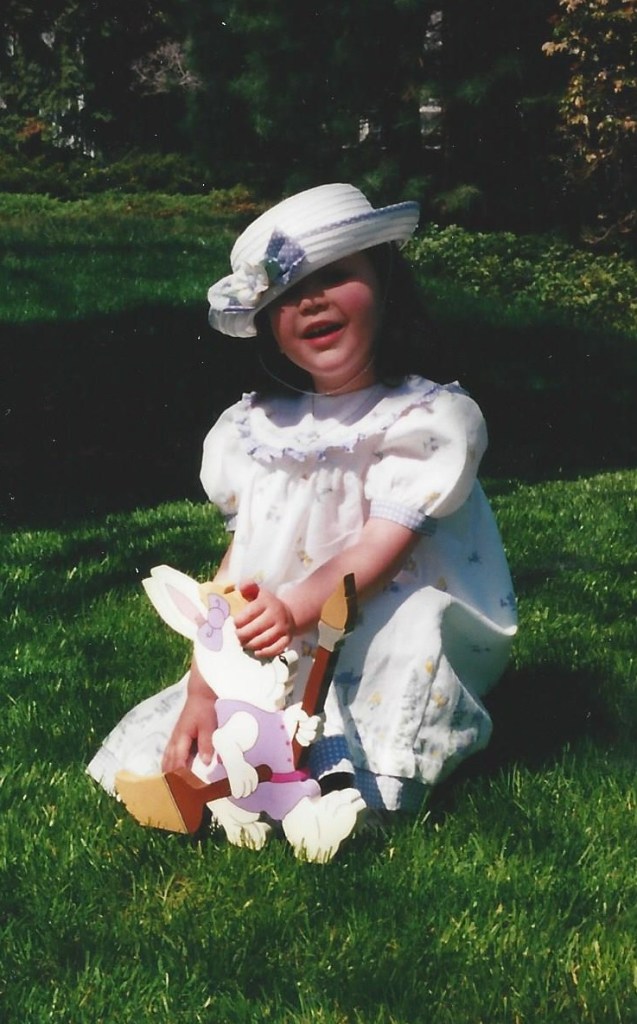 Catherine, age 4. I'm a sucker for a girl who wears her hat at a rakish angle.