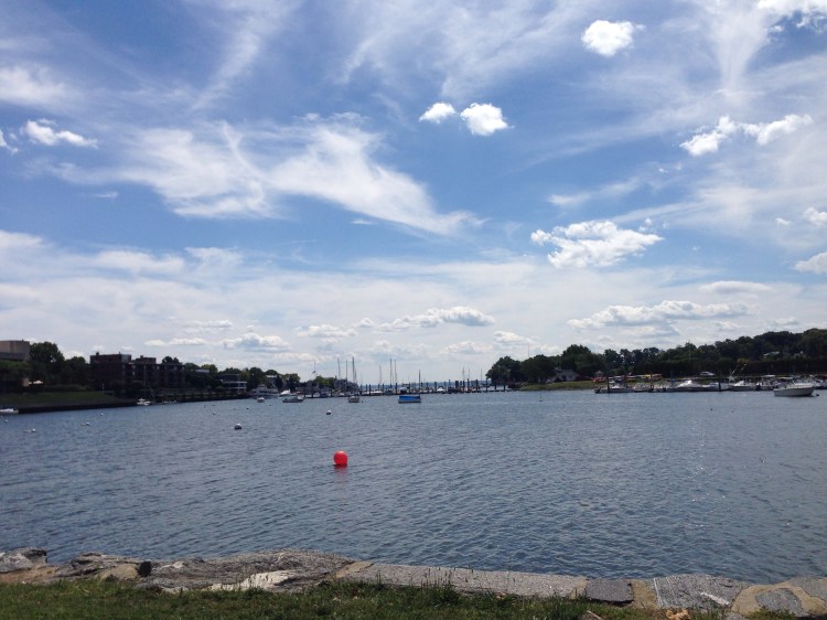 En route to Island Beach, Greenwich, CT.